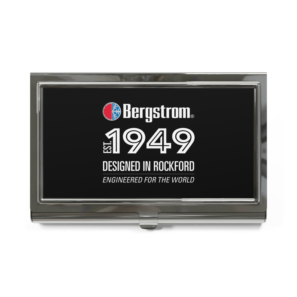 Bergstrom 1949 Metal Business Card Holder