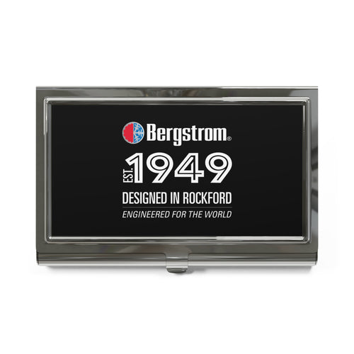 Bergstrom 1949 Metal Business Card Holder
