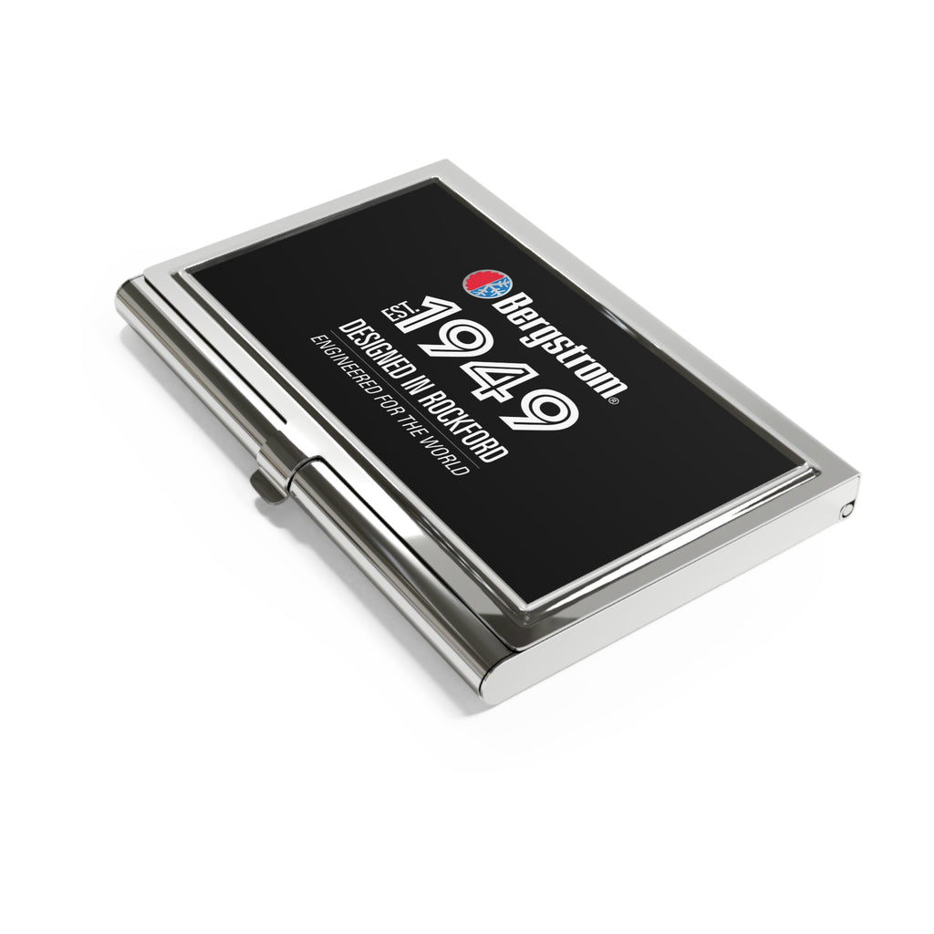 Bergstrom 1949 Metal Business Card Holder