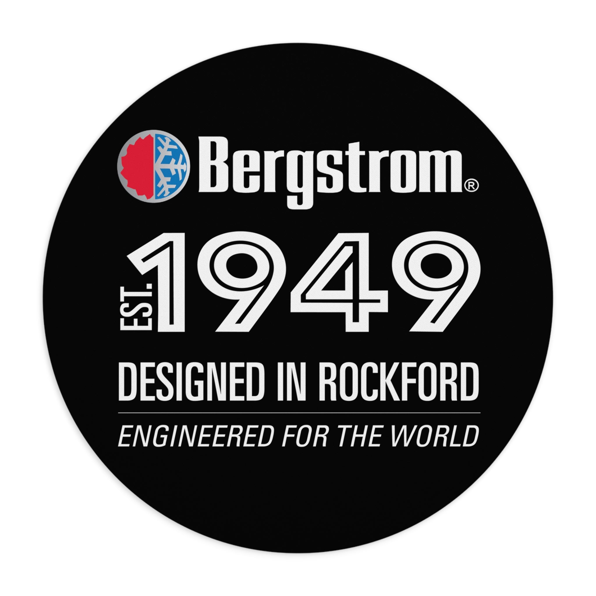 Bergstrom 1949 Round Mouse Pad